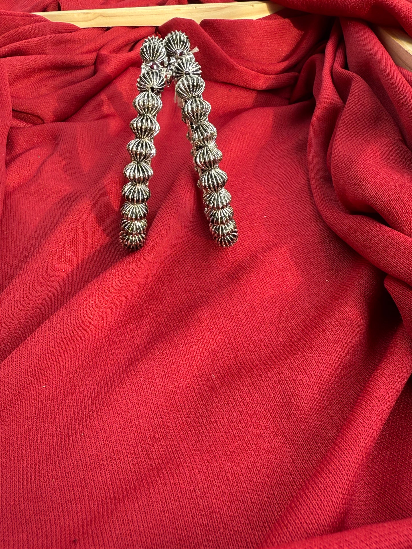 Oxidized Shell Bangles